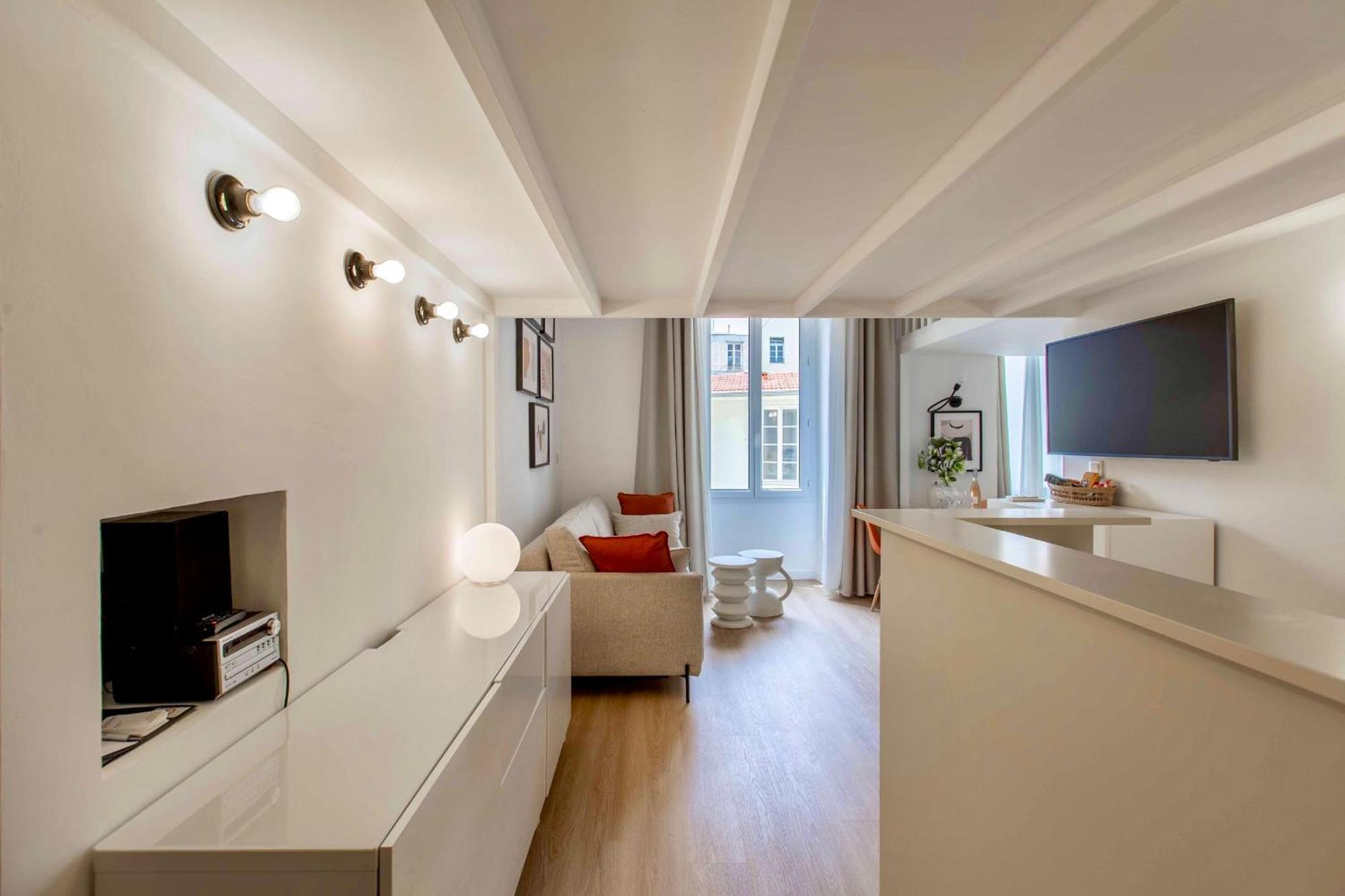 Suede Promenade Duplex Apartment At 1 Min From The Sea 2 Bathrooms Ницца Экстерьер фото